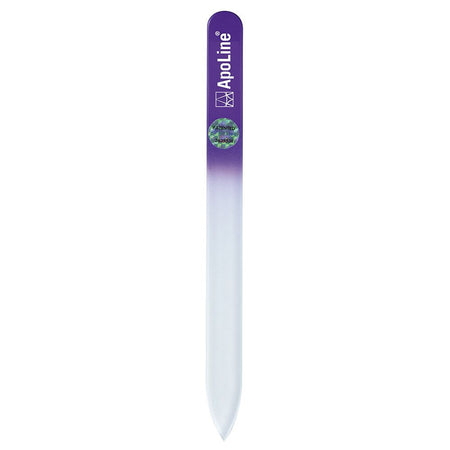 Wepa ApoLine® lime à ongles en verre, simple, lilas, 9 cm (1 pièce)