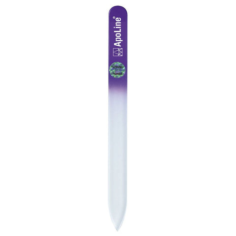 Wepa ApoLine® Glasnagelfeile, einfach, lila, 9 cm (1 Stück)