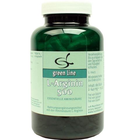green line NUTRITHEKE L-Arginin 500 (120 gélules)