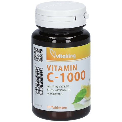 vitaking Vitamin C1000 mit Bioflavonoiden Tabletten (30 Stück)