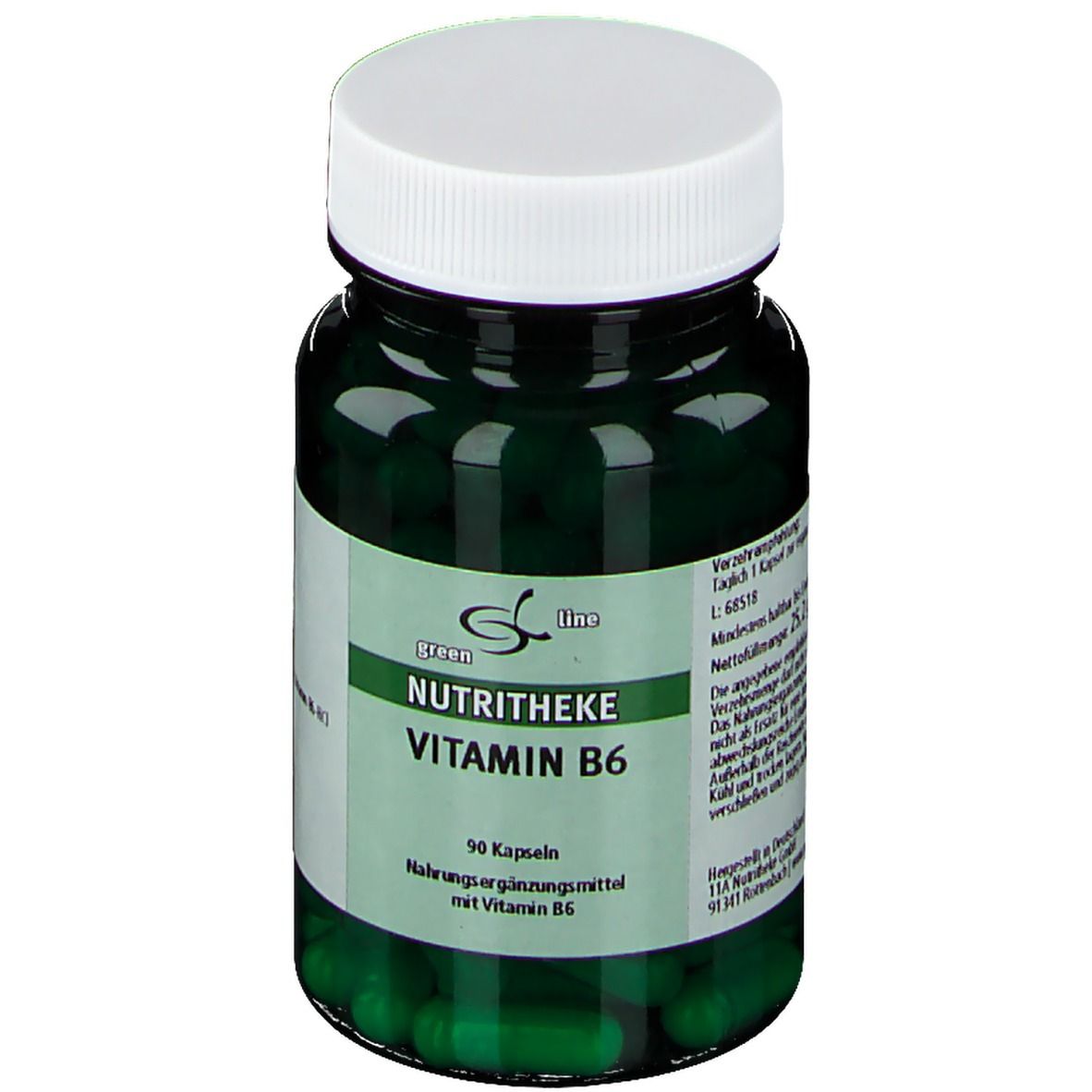 green line NUTRITHEKE Vitamine B6 (90 gélules)