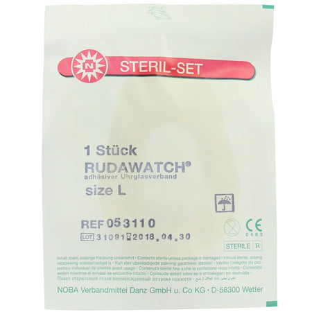 RUDAWATCH® bandage oculaire en verre de montre Taille L (10 pièces)