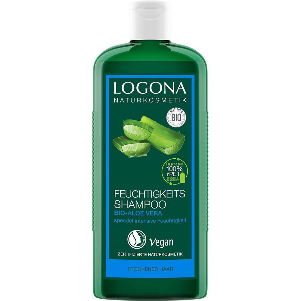 Logona Shampooing hydratant bio à l'aloe vera (250 ml)