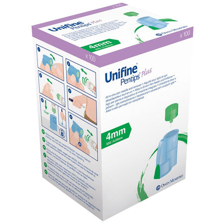 Unifine® Pentips® aiguilles pour stylo 31 G 4 mm (100 pièces)