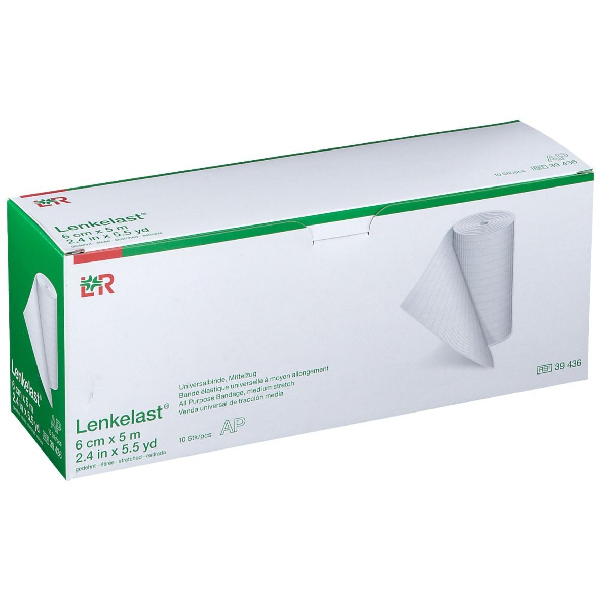 Lenkelast® bande universelle 6 cm x 5 m sans cellophane (10 pièces)