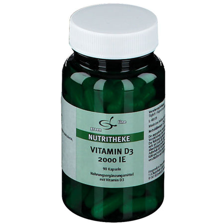 green line NUTRITHEKE Vitamin D3 2000 UI — 90 gélules