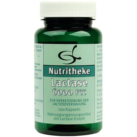 green line Nutritheke Lactase 6000 FCC (100 gélules)