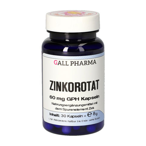 Zinc Orotate 60 mg Gph capsules (30)