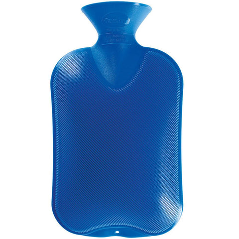 fashy bouillotte double-lamelle à décor vague saphir (1 pièce)