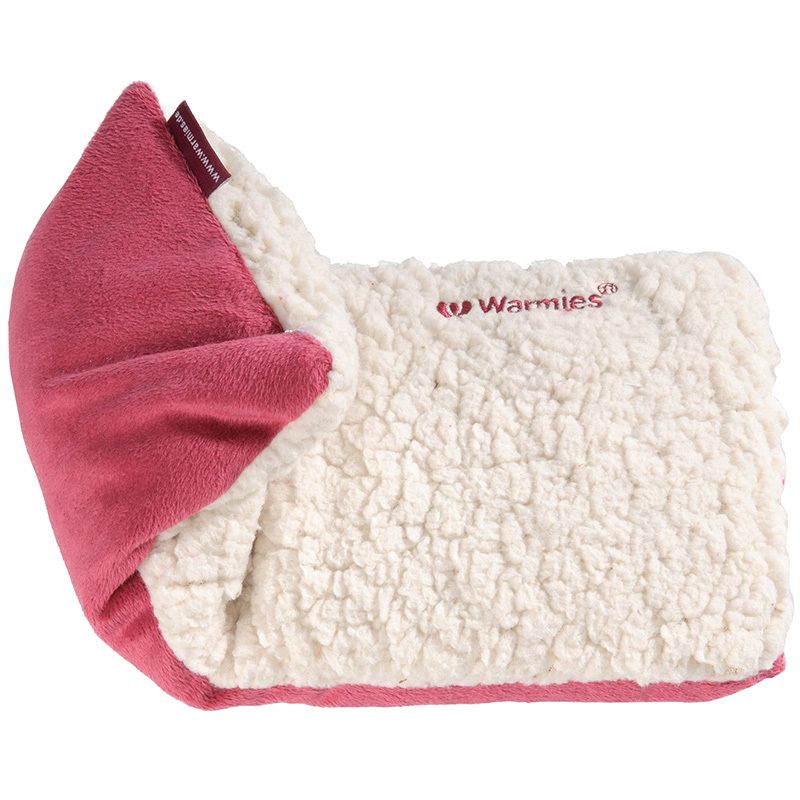 Warmies Hot-Pak Coussinet Sherpa beige/rouge (1 pièce)