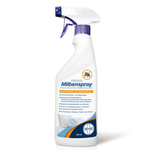 Param GmbH Anti-dust mite spray for mattresses, upholstery, and all textiles (500 ml)