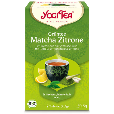 Yogi Tea Grüntee Matcha Zitrone Teebeutel (17x1.8 g)