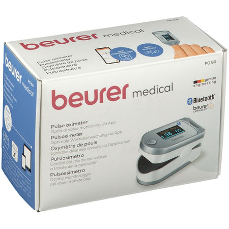 Beurer Bluetooth Oxymètre de pouls PO60 (1 pièce)