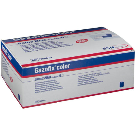 Gazofix® color 8 cm x 20 m bleu — 6 pièces