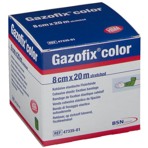 GAZOFIX color bande cohésive 8 cm x 20 m verte