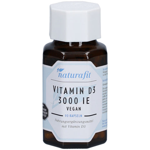 naturafit VITAMIN D3 3000 IE (90 Kapseln)