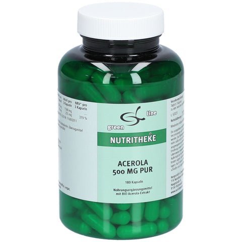 green line NUTRITHEKE ACEROLA 500 mg pure capsules (180 pieces)