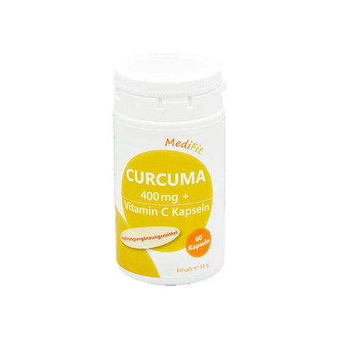Kurkuma 400 mg + Vitamin C – 60 Stück