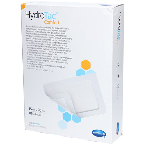 HydroTac® comfort pansement en mousse 15 x 20 cm (10 pièces)