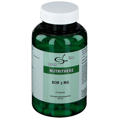 green line NUTRITHEKE bore 3 mg (120 gélules)