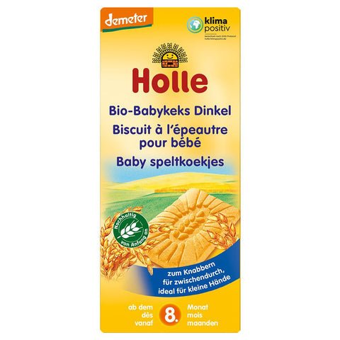 Holle Biscuits bébé bio à l'épeautre dès le 8e mois (150 g)