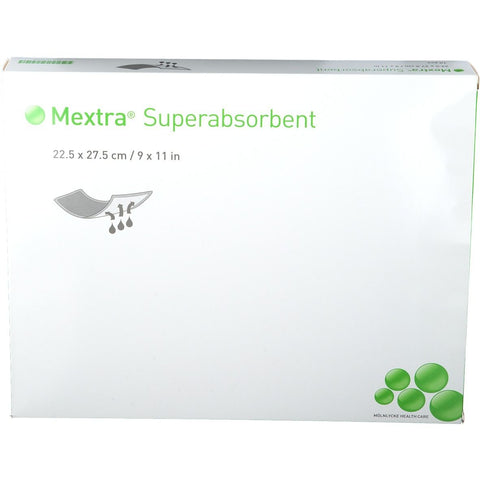 Mextra Superabsorbent pansement 22,5 x 27,5 cm (10 pièces)