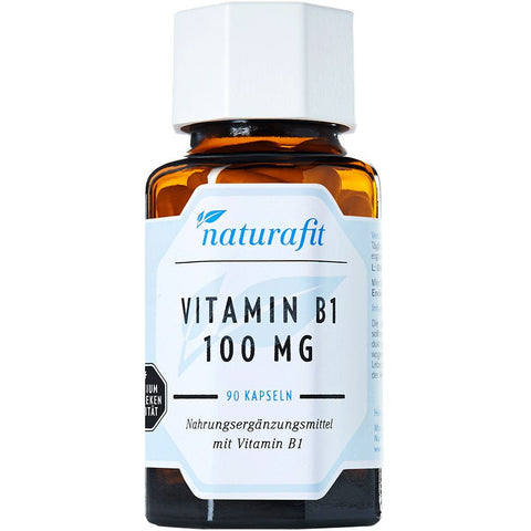 Naturafit Vitamin B1 100 mg capsules (90 count)