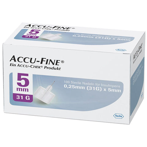 ACCU FINE® sterile Nadeln 5 mm (31G) (100 Stück)