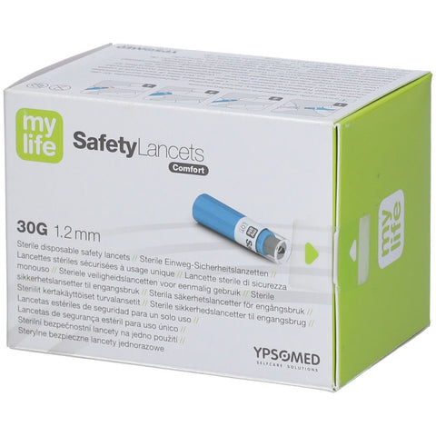 mylife SafetyLancets Comfort Sicherheitslanzetten 30G 1,2 mm (100 Stück)
