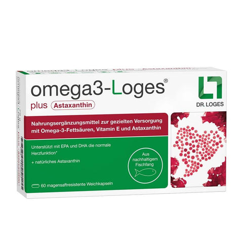omega3-Loges plus Astaxanthin (60 Kapseln)