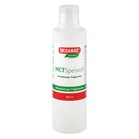 MEGAMAX® Natrition MCT huile alimentaire triglycérides à chaîne moyenne (500 ml)