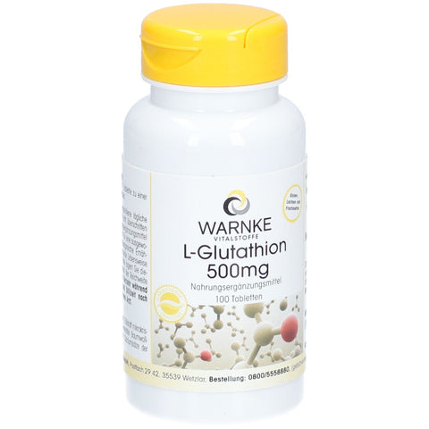Warnke Vitalstoffe L-Glutathione 500 mg tablets (100 pieces)