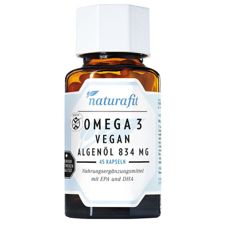 naturafit Omega 3 vegan huile d'algues 834 mg (45 gélules)