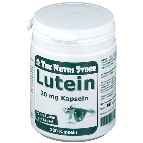 The Nutri Store Lutein 20 mg Kapseln (180 Stück)