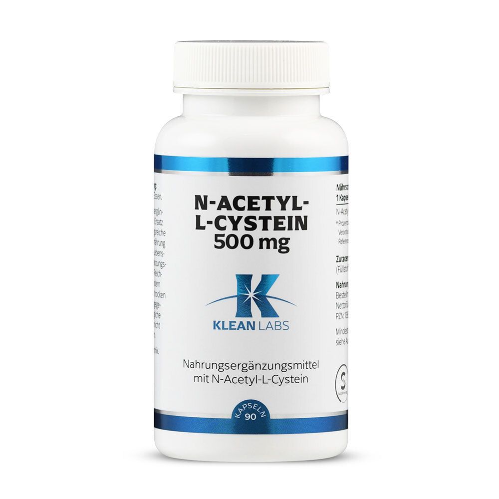 N-Acétyl-L-cystéine 500 mg — 90 gélules