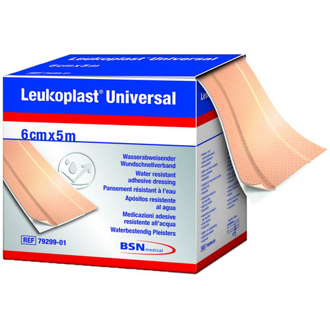 Leukoplast® Universal pansement hydrofuge, rouleau 6 cm x 5 m (1 pièce)
