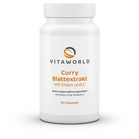 VitaWorld Extrait de feuilles de curry avec fer et C (90 gélules)