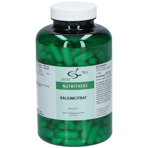 green line NUTRITHEKE Kaliumcitrat (240 Kapseln)