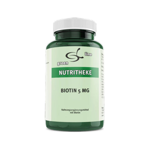 green line NUTRITHEKE Biotin 5 mg (180 Kapseln)