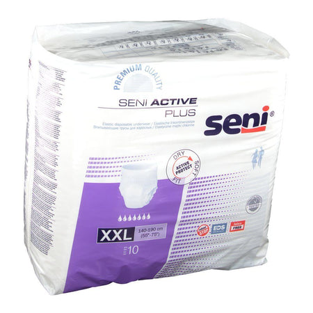 SENI Active Plus slip d'incontinence jetable XXL (10 pièces)