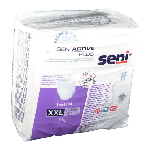 SENI Active Plus slip d'incontinence jetable XXL (10 pièces)