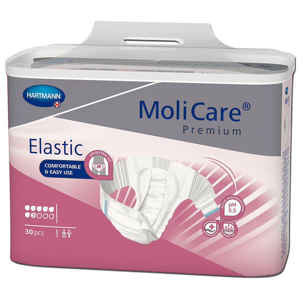 MoliCare Premium Elastic 7 Tropfen taille S (30 pièces)
