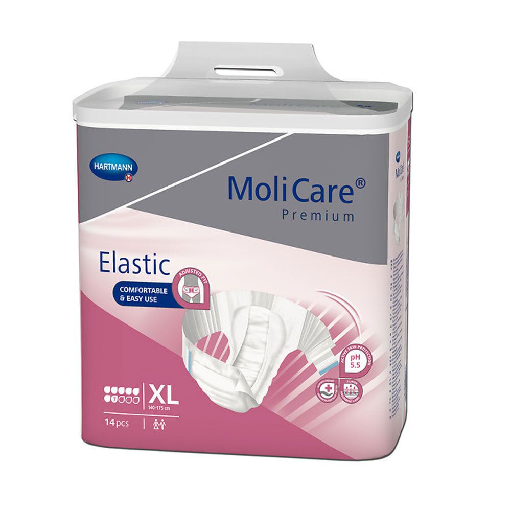 MoliCare Premium slip élastique 7 gouttes taille XL – 14 pièces