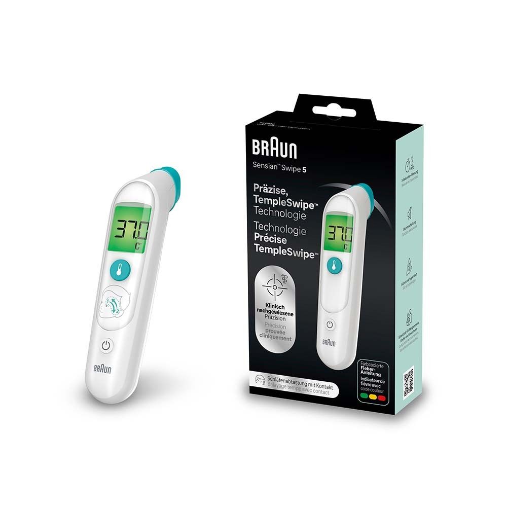 Braun TempleSwipe thermomètre numérique BST200 (1 pièce)