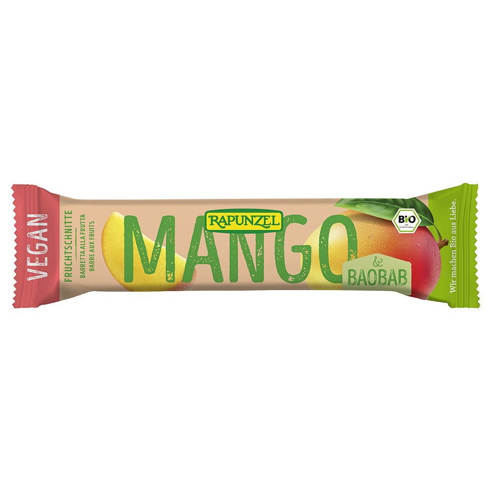 RAPUNZEL Barre aux fruits mangue-baobab (40 g)