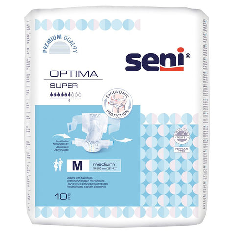 SENI Optima Super Schutz mit Hüftgurt Größe M (10 Stück)