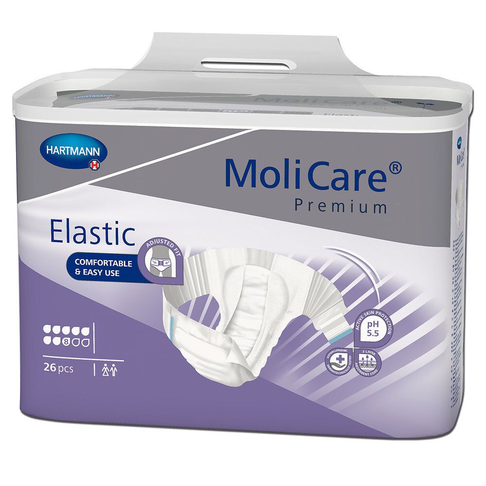 MoliCare® Premium Elastic 8 gouttes taille S (3x26 pièces)