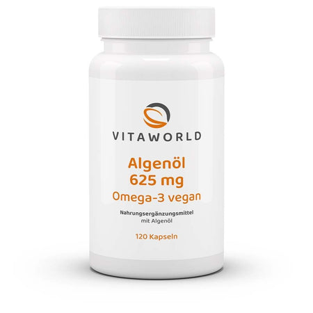 Huile d'algues 625 mg - Oméga-3 végan (120 gélules)