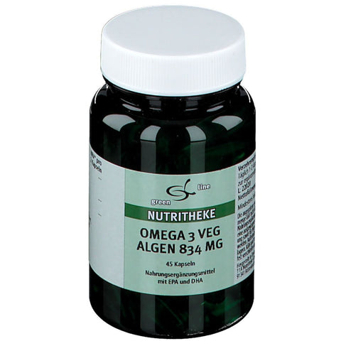 11 A Nutritheke GmbH Omega-3 vegan Algenöl 834 mg Kapseln (45 Stück)