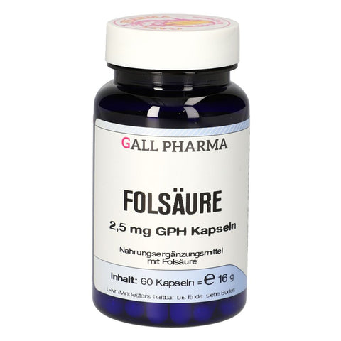 Folsäure 2,5 mg GPH Kapseln (60 Stück)